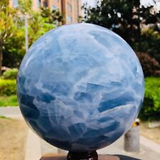 14.32LB Large Natural Blue Kyanite Sphere Quartz Crystal Ball Specimen Healing picture