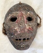 Antique Vintage Hand Carved Tun Dance Mask from Suchitepequez, Guatemala picture