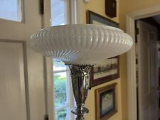 14” Antique Rib Swirl Torchiere Lamp Shade picture