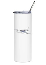 Cessna 421B Stainless Steel Water Tumbler with straw - 20oz. picture
