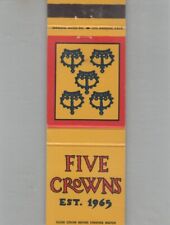 Matchbook Cover Five Crowns Los Angeles, CA picture