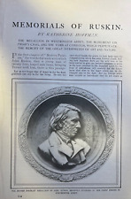 1902 Memorials of Author Philosopher John Ruskin picture