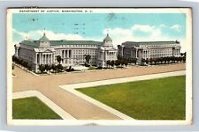 Department Justice, Washington DC c1930 Vintage Postcard picture