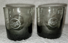 Vintage USS No. 3 Seamless Mill Rocks Whiskey Glasses 1972 Set of 2 picture