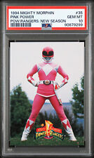 1994 Power Rangers: The New Season #35 The Pink Ranger PSA 10 Gem Mint Pop 1 picture