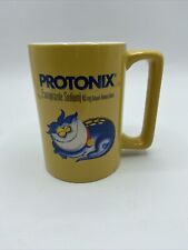 Protonix IV Coffee Cup Mug Heartburn Monsters Collectible Drug Rep 4.75” picture