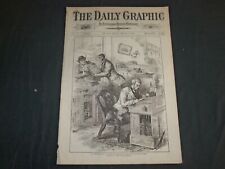 1874 FEB 17 THE DAILY GRAPHIC NEWSPAPER - THE SPY IN THE COUNTING-ROOM - NT 7648 picture