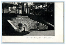 c1900s Studebaker Spring Winona Lake Indiana IN Antique PMC Postcard picture