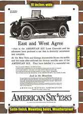 Metal Sign - 1917 Louis Chevy's American Six Automobile- 10x14 inches picture