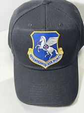 USAF 17TH AIR FORCE MILITARY BLACK HAT (EE-PM0920) picture