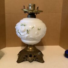 Antique GWTW parlor oil  lamp base, Aftermarket Electrical, Parts Only, Repousse picture