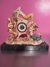 Vintage Depose Italy Mermaid Wind Up Clock picture