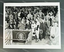 President DWIGHT EISENHOWER Throws 1st Pitch Baseball Photo Type 2 CRYSTAL CLEAR picture