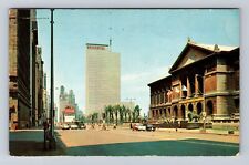 Chicago IL-Illinois, Michigan Avenue, Advertisement, Vintage c1953 Postcard picture