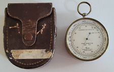 TYCOS E. Dietzgen Co Pocket Barometer Altimeter Jeweled Bearings Numbered Case picture