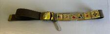 Vintage Boy Scouts Belt With Skill Badges picture