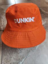 Dunkin' Donuts Reversible Canvas Bucket Hat Pink and Orange picture