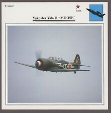 Yakovlev Yak-11 Moose  Edito Service Warplane Air Military Card USSR picture