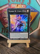 YUGIOH NUMBER S0: UTOPIC ZEXAL SUPER RARE MACR-ENSE2 LIMITED EDITION  picture