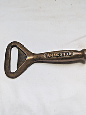 Vintage Anaconda Minning Co. Brass Beer Bottle Opener/Ice Crusher 1940's picture