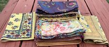 April Cornell World Mkt Pier 1 + Mixed Lot COTTON Table Napkins Placemats picture