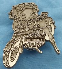 HARLEY DAVIDSON PIN 2001 STURGIS BETTY BOOP ON A HARLEY DAVIDSON NEW RARE NEW picture