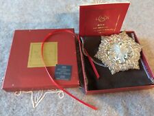 Lenox 2004 STERLING AND CRYSTAL SNOWFLAKE ORNAMENT FIRST Annual picture