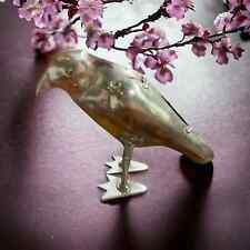 Handcrafted metal bird figurine decoration Songbird picture