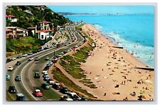 Postcard: CA Pacific Palisades, Santa Monica, California - Unposted picture