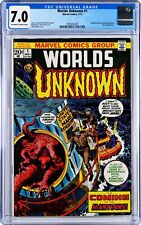 World's Unknown #1 CGC 7.0 (May 1973, Marvel) 1st Issue, Mars, John Romita Cover picture
