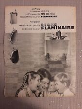 1962 Flaminaire Antique Press Advertisement - Tobacco old paper ad. picture