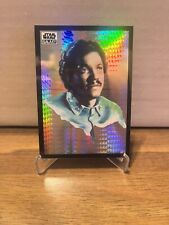 2022 Topps Star Wars Galaxy Chrome Refractor Prism /75 Lando Calrissian #6 picture
