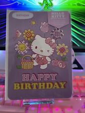 2024 Sanrio Hello Kitty Happy Birthday Card Set Matching Envelope Oversize Seal picture