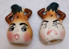 Vintage Made In Japan Onion Salt And Pepper Shakers Mid Century picture