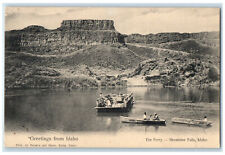 c1905 The Ferry Shoshone Falls Idaho ID Greetings from Idaho Postcard picture