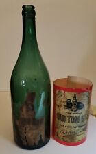 1940s Vintage Old Tom Gin Liquor Bottle AFRIKA KORPS WW II - CAT on label picture