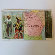 Arbuckles' Coffee Trade Card  #53 Georgia Corn Picking Yellow Pines picture