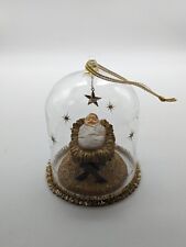 Baby Jesus Figurine In Glass Closhe Christmas Ornament Decoration Kitsch Stars picture