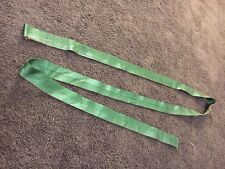 genuine US military surplus webbing strap 1.75 wide 104 inches long looped ends picture