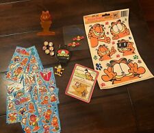VINTAGE Garfield Stickers, Clings, Magnets, Necklace, Hair Accessories picture