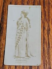 1895-1898 Admiral Cigarrette N392 Card Actress MISS C. GILMAN 1 1/2 x 2 1/2 picture