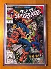 Web of Spider-Man #48 1989 2nd App of Demogoblin NM+ sent w/ hard plastic sleeve picture