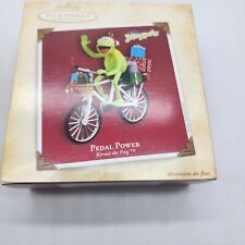 NEW IN BOX 2004 Hallmark Keepsake Ornament Muppets Kermit the Frog Pedal Power picture
