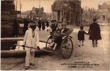 CPA Colonial EXPO MARSEILLE Rickshaw Walk (1272541) picture