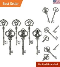 Unique Rustic Keys for Events - 20-Piece Antique Charm Set for Décor and Gifts picture
