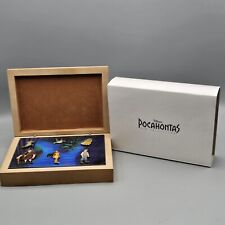 Disney Pocahontas 6 Pin Set in Wooden Box Vintage picture