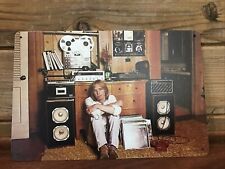 Tom Petty Vintage Photo with stereo records Tin Metal sign 8