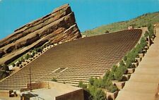Greeley Denver Mountain Parks CO Colorado, Red Rocks Theatre Vtg Postcard N6 picture