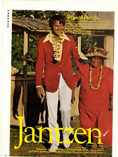 1974 Print Ad Jantzen Jerry West LA Lakers sport coat Tropical punch Hawaii picture