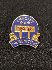 VTG AFSCME People Presidents Club Trade Union Employee Member Lapel Pin picture